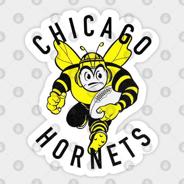 Defunct Chicago Hornets Football 1949 Sticker by LocalZonly